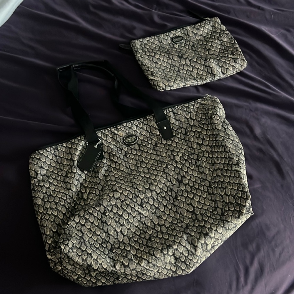 Coach purse and clutch